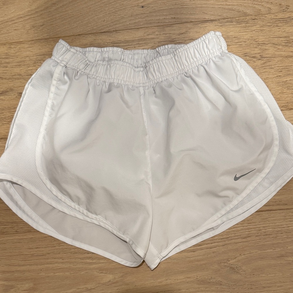 Nike Women's White Athletic Shorts